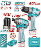 AVANTAJ SET - 16V MATKAP VE DARBELİ VİDALAMA