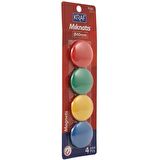 Kraf 504G Mıknatıs 4cm Blisterli 4'lü Paket