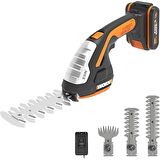 WORX WG801E 20Volt 2.0Ah. Li-ion Şarjlı Profesyonel Avuç İçi Çim Kesme, Çit Budama