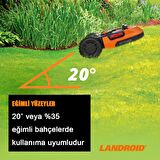 WORX WR155E 20Volt 5.0Ah. 22CM LANDROID Tam Otonom Kömürsüz Çim Biçme Robotu
