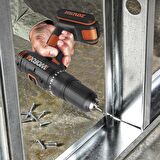 WORX WX101.1 20Volt/1.5Ah. Li-ion Çift Akülü Profesyonel Şarjlı Matkap