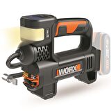 WORX WX092.9 20Volt 150 PSI Ayarlanabilir Dijital Basınç Göstergeli Hava Pompası + LED Lamba (Akü Dahil Değildir)