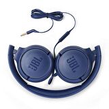 JBL Tune 500 Mikrofonlu Kulak Üstü Kulaklık Blue