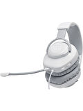 JBL Quantum 100 Çıkarılabilir Mikrofonlu 3.5mm Gaming Kulak Üstü Kulaklık - Beyaz OUTLET