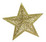 YILBAŞI GOLD YILDIZ DEKOR SÜS TEK TARAFLI 3D