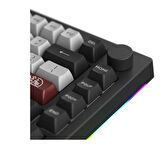 AKKO 5075B Plus Dracula Castle V3 Cream Yellow Pro Switch RGB Kablosuz Hotswap Mekanik Gaming Klavye