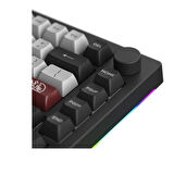 AKKO 5075B Plus Black – Silver Dracula Switch RGB Kablosuz Hotswap Mekanik Gaming Klavye