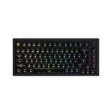 AKKO 5075B Plus Shine-Through Black RGB Kablosuz Hotswap Mekanik Gaming Klavye