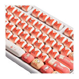 AKKO MONSGEEK MG108B Bunny Apple RGB Kablosuz Hotswap Mekanik Gaming Klavye
