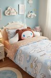 Sanrio Lisanslı Cinnamoroll Yastık Battaniye – 2’si 1 Arada Figürlü Yastık ve %100 Polyester Yumuşak Dokulu Taşınabilir Seyahat Battaniyesi