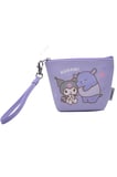 Sanrio Lisanslı Kuromi Beşgen Mini Bozuk Para Çantası – Askılı PVC Makyaj ve Aksesuar Çantası 13 Cm