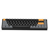 AIGO A68 Brown Sugar Yellow Switch Mekanik Kablosuz Gaming Klavye (İngilizce)