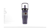 Dodge DB-24584 Çift Kullanım Pipetli/Rahat İçim Mor 1200ml Çelik Matara