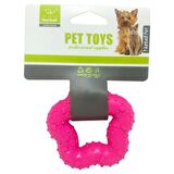 Nunbell Köpek Oyuncağı Plastik Beşgen Dişlik 7 Cm