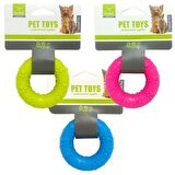 Nunbell Köpek Oyuncağı Plastik Yuvarlak Dişlik 7 Cm