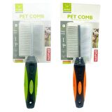 Nunbell Kedi Köpek Çift Taraflı Tüy Açma Tarak 18x5 Cm