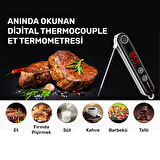 Thermopro TP18S Daldırma/Saplama Izgara/Barbekü/Mangal Et Gıda ölçme Pişirme Termometresi