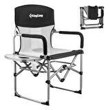 KingCamp Ash Premium Comfort Katlanır Kamp Sandalyesi B.Grey