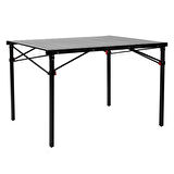 KingCamp Granite Alüminyum Katlanır Kamp Masası Black