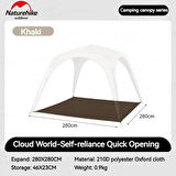 Naturehike Cloud Boundar Quick Opening Kanopi Alt Zemin
