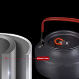 Naturehike Alüminyum Kamp Çaydanlık 1.1 Lt