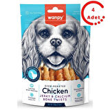 Wanpy Kalsiyumlu Gerçek Tavuk Sargili Köpek Ödülü100 Gr x 4 Adet