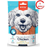 Wanpy Yumuşak Tavuk & Peynir Dilimleri 100g Köpek Ödülü x 4 Adet