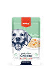 Wanpy 100g Pouch Tavuk&Sebze Yaş Köpek Maması 12 Adet