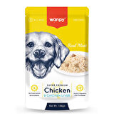 Wanpy Pouch Tavuk Ciğer Yaş Köpek Maması 100 Gr