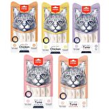 Wanpy Karışık 5 Lezzetli Krema Kedi Ödülü 14 Gr X 25'li