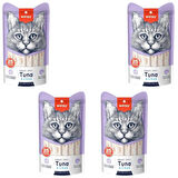 Wanpy Ton Balığı & Yengeç Sıvı Kedi Ödül Maması 25x14 Gr X 4 Adet