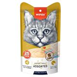 Wanpy Karışık 14x25 gr Sıvı Kedi Ödül Maması