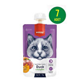 Wanpy Taze Ördekli&Bal Kabaklı  Kedi Et Ezmesi 90 gr X 7 Adet