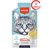 Wanpy Tavuk Etli Kedi Çorbası 50 Gr x 12 Adet