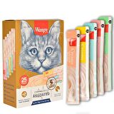 Wanpy Assorted Karışık Sıvı Yetişkin Kedi Ödülü 25x14 g 