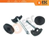 BMW İçin 4 Parça Gaz Kelebeği Gövdesi Aktüatör Dişli 13627838085