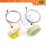 Opel Meriva İçin Arka Sağ Kapı Cam Kriko Tamir Seti