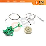 Fiat Linea için Ön Sağ Cam Kriko Seti 51892560