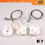 Saab 9 5 1997-2010 İçin Ön Sol veya Sağ Kapı Cam Kriko Tamir Takımı