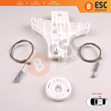 VW Golf MK4 Jetta Bora A4 1J 4/5 Kapı 1J4839462 İçin Sağ Arka Cam Kriko Tamir Seti