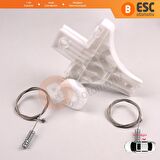 VW Golf MK4 Jetta Bora A4 1J 4/5 Kapı 1J4839462 İçin Sağ Arka Cam Kriko Tamir Seti