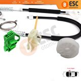 Seat Ibiza MK2 6K1 MK3 6L1 1993-2009 4/5 Kapı 6K4837402P İçin Ön Sağ Cam Kriko Tamir Seti