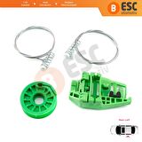 BMW 3 E90 E91 İçin Sol Arka Kapı Cam Kriko Tamir Seti