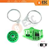 BMW 3 E90 E91 İçin Sol Arka Kapı Cam Kriko Tamir Seti