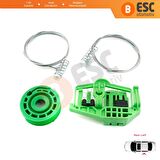 BMW 3 E90 E91 İçin Sol Arka Kapı Cam Kriko Tamir Seti