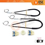 VW GOLF 5 Coupe 2003-2009 İçin Sağ Kapı Cam İndirme Kaldırma Mekanizması Tamir Takımı