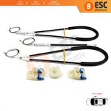 VW GOLF 5 Coupe 2003-2009 İçin Sağ Kapı Cam İndirme Kaldırma Mekanizması Tamir Takımı