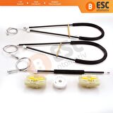 Seat Ibiza Coupe 2008 14 İçin Sol Ön Cam Kriko Tamir Takımı