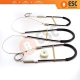 VW Golf 3 Cabriolet CC 1994 02 İçin Sağ Ön Cam Kriko Tamir Seti