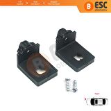 VW Touran MK1 2003-2010 Caddy MK3 2004-2010 1T0998225 İçin Sağ Ön Far Ayak Tamir Seti